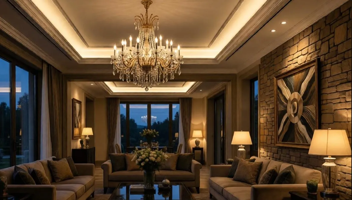 illuminazione ristrutturazione villa lusso
