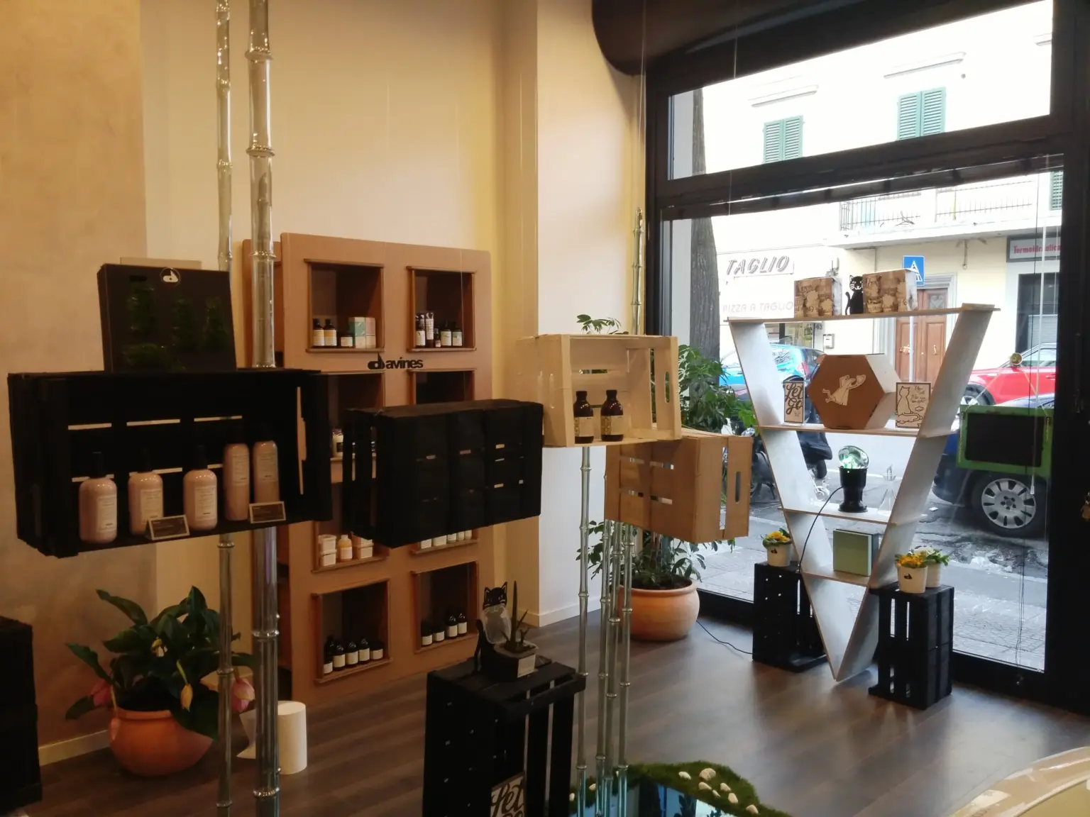 progettazione interni negozio centro estetico benessere