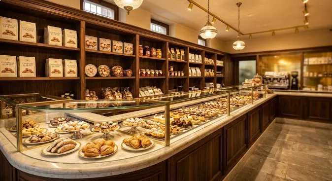 progettazione interni pasticceria immagine