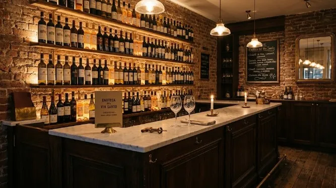 progettazione interni wine bar immagine
